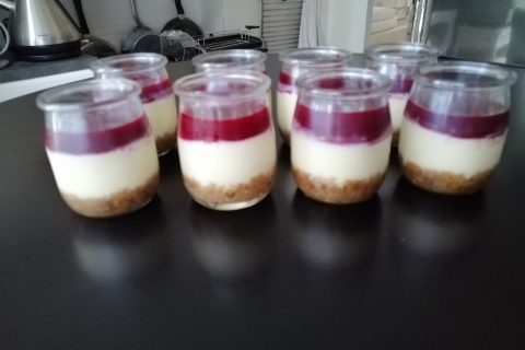 Cliquez pour zoomer ! Cheesecakes au Varoma au Thermomix