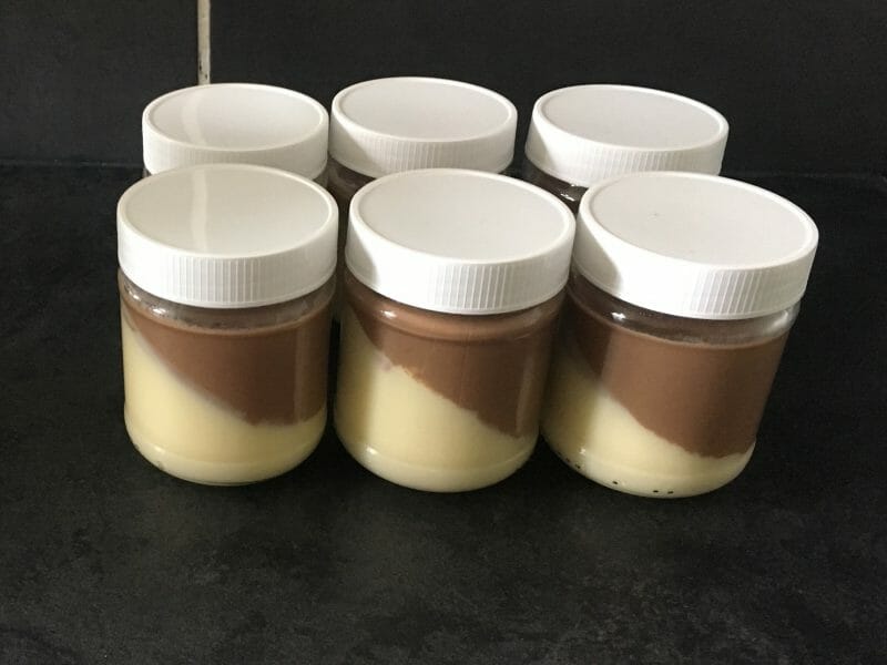 Cliquez pour zoomer ! Crème dessert au deux saveurs Thermomix par mar