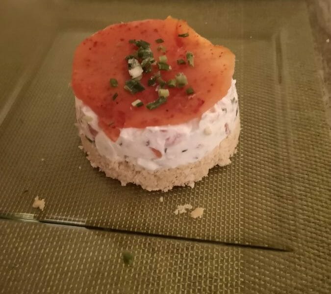 Cliquez pour zoomer ! Cheesecake au saumon sans cuisson Thermomix par Mu64