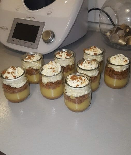 Cliquez pour zoomer ! Verrines pommes caramel et spéculoos Thermomix par Sonia2551