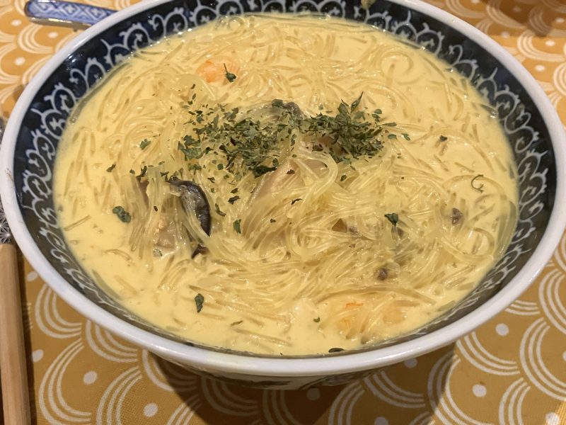 Cliquez pour zoomer ! Soupe thaï crevettes et lait de coco Thermomix par manonhjf