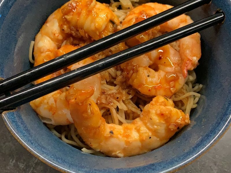 Cliquez pour zoomer ! Bo Bun de crevettes marinées Thermomix par Lau20