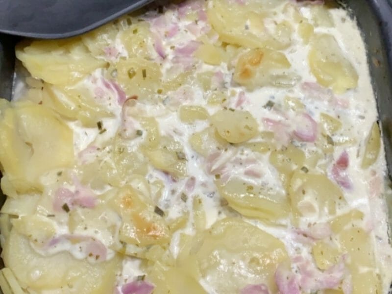 Cliquez pour zoomer ! Gratin de pommes de terre au Boursin Thermomix par Lau20