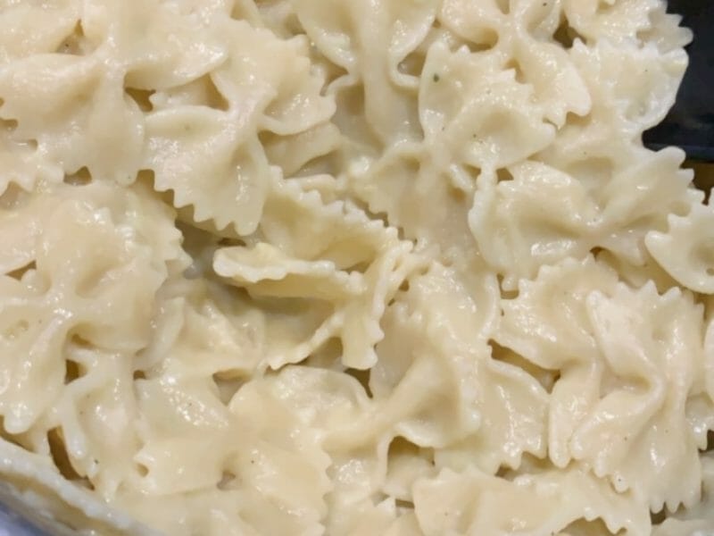 Cliquez pour zoomer ! Farfalle à la crème de courgettes Thermomix par Lau20