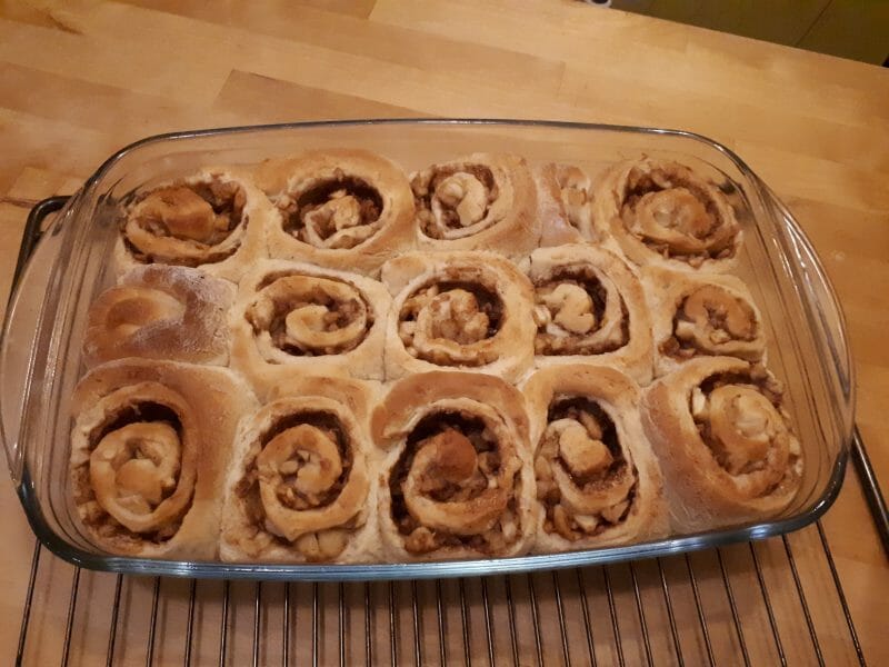 Cliquez pour zoomer ! Roulés aux pommes et à la cannelle Thermomix par LILIGRENOUILLE