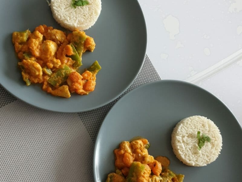 Cliquez pour zoomer ! Curry de poulet aux patates douces Thermomix par lilieflower