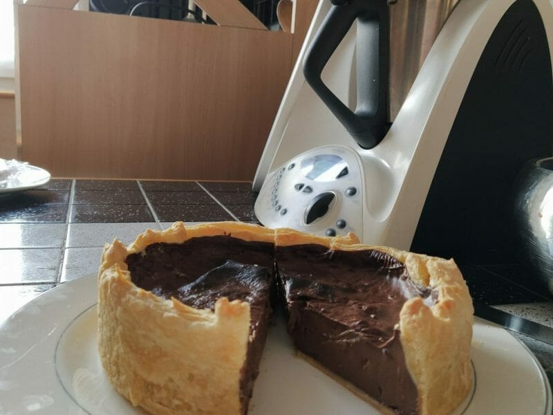 Cliquez pour zoomer ! Flan pâtissier au chocolat Thermomix par tetedecochon