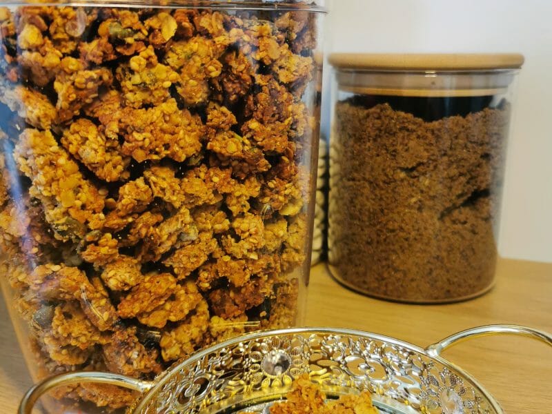 Cliquez pour zoomer ! Granola salé Thermomix par Fatimazahraa