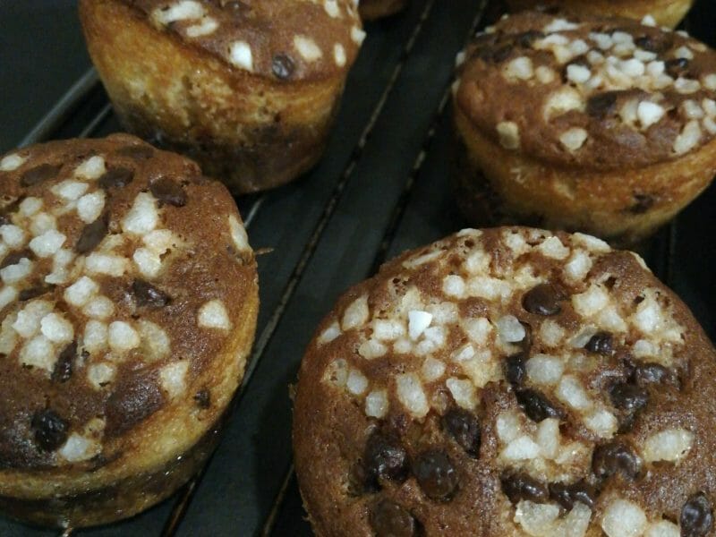Cliquez pour zoomer ! Muffins aux pépites de chocolat Thermomix par Cecile1517