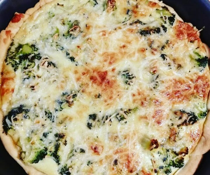 Cliquez pour zoomer ! Tarte aux brocolis et roquefort Thermomix par Marjorie6777