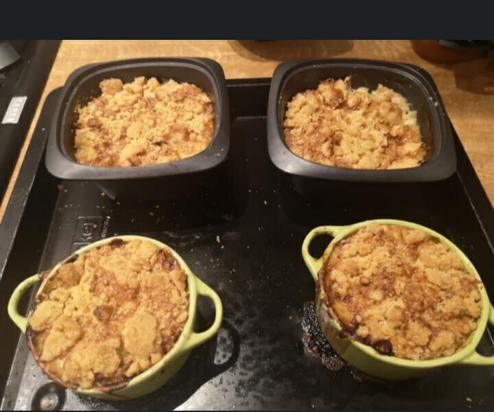 Cliquez pour zoomer ! Crumble de saumon et poireaux Thermomix par Marion141