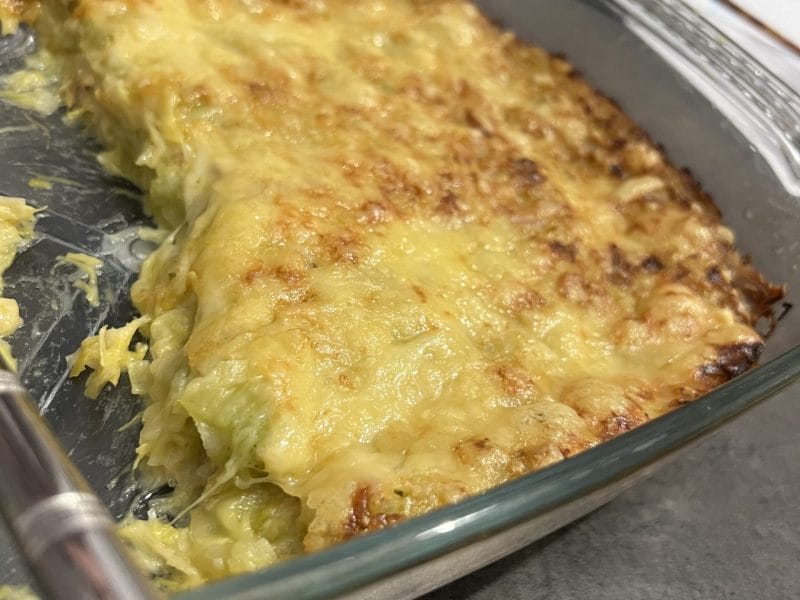 Cliquez pour zoomer ! Gratin de ravioles aux poireaux Thermomix par Capuciiiine