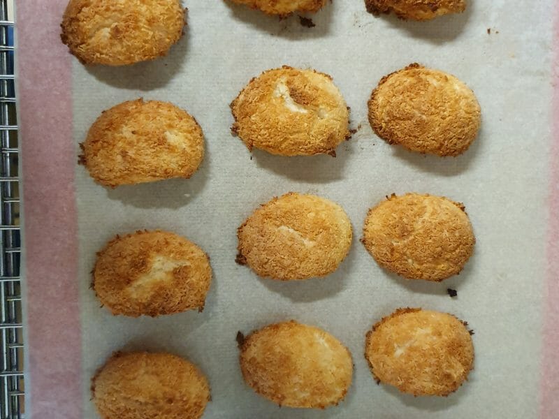 Cliquez pour zoomer ! Rocher coco (Congolais) Thermomix par titikamou