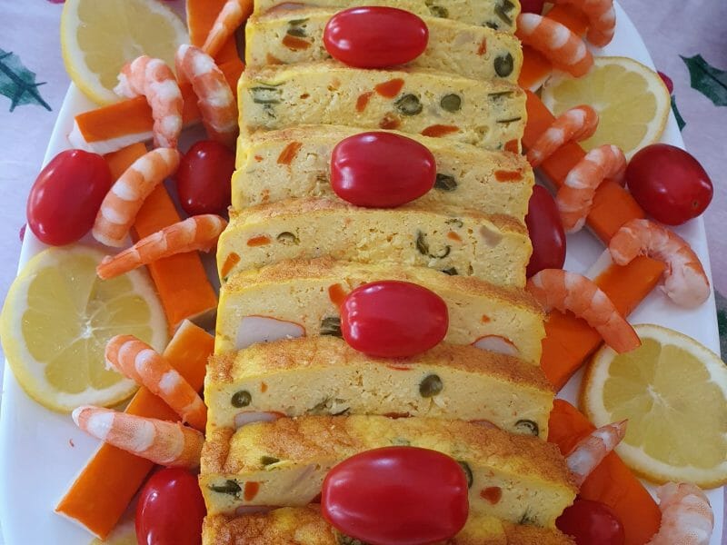 Cliquez pour zoomer ! Terrine de macédoine et surimi Thermomix par titikamou