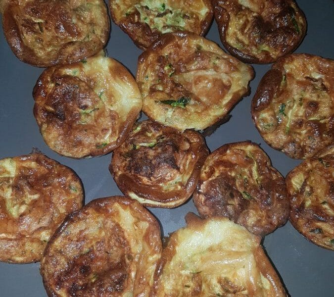 Cliquez pour zoomer ! Mini frittatas à la courgette et chèvre Thermomix par Amandine_24