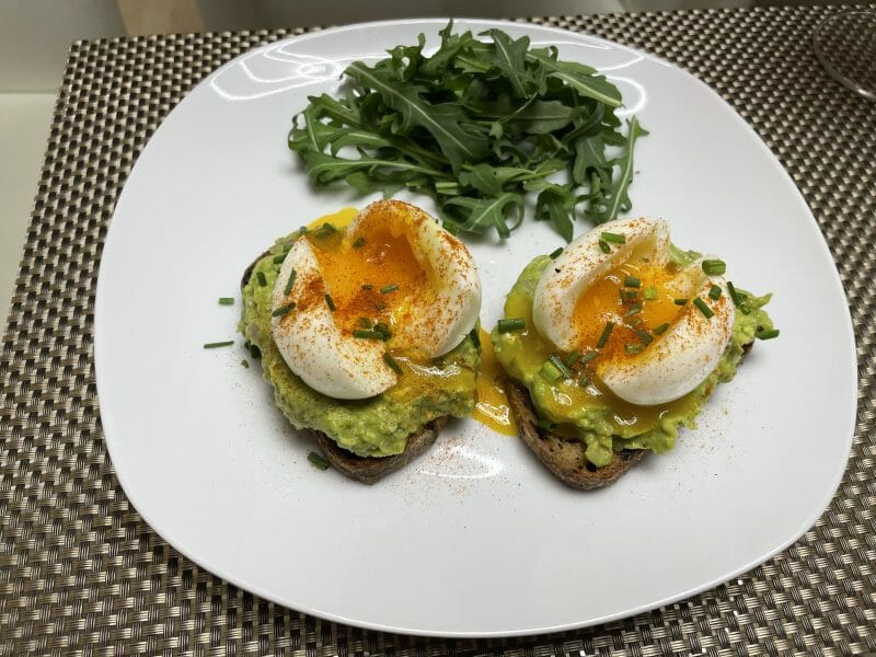 Cliquez pour zoomer ! Tartine avocat et oeuf mollet Thermomix par Olivier-inthemix