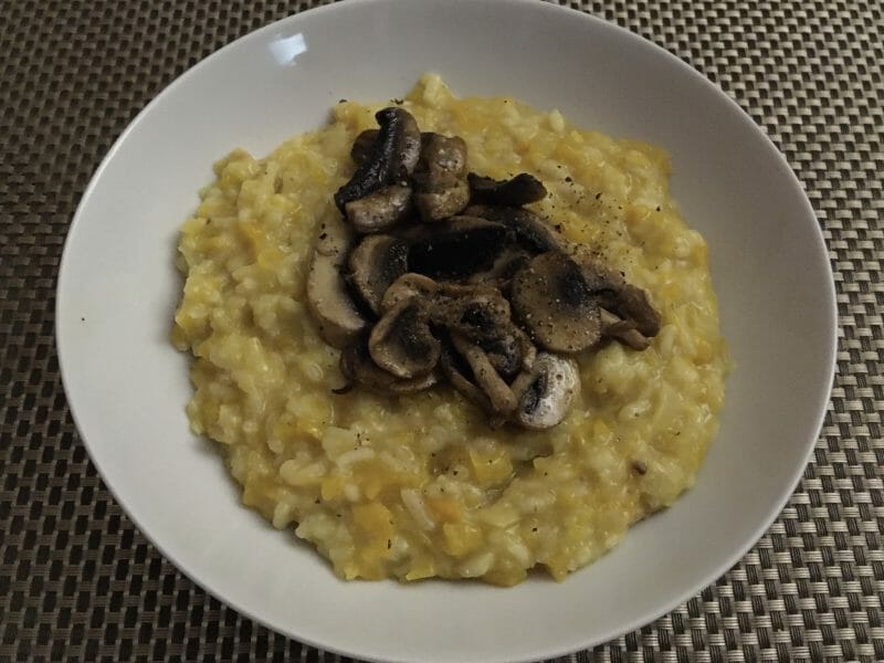 Cliquez pour zoomer ! Risotto de butternut aux châtaignes Thermomix par Olivier-inthemix