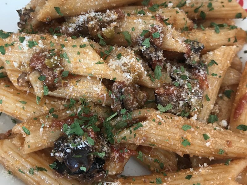 Cliquez pour zoomer ! Penne alla puttanesca Thermomix par Fola