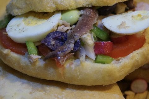 Cliquez pour zoomer ! Pain bagnat au Thermomix
