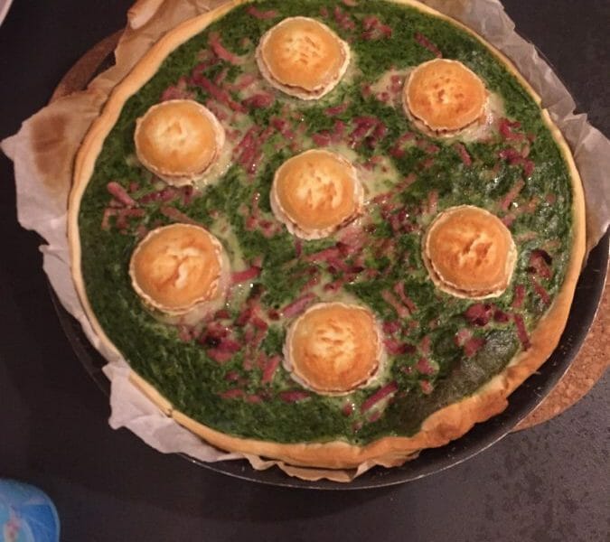 Cliquez pour zoomer ! Quiche épinards et lardons Thermomix par Manon_23