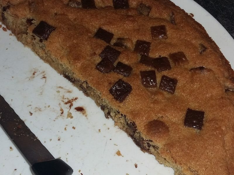 Cliquez pour zoomer ! Le cookie géant Thermomix par Tiphaine