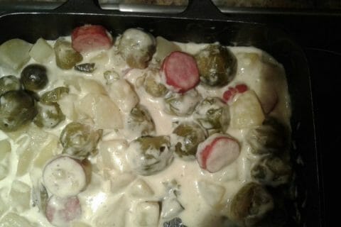 Cliquez pour zoomer ! Potée de choux de Bruxelles au Thermomix