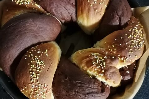 Cliquez pour zoomer ! Brioche marbrée Thermomix par SeseNonoLeoLuka