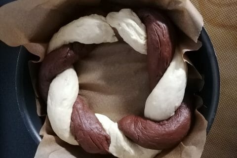 Cliquez pour zoomer ! Brioche marbrée Thermomix par SeseNonoLeoLuka