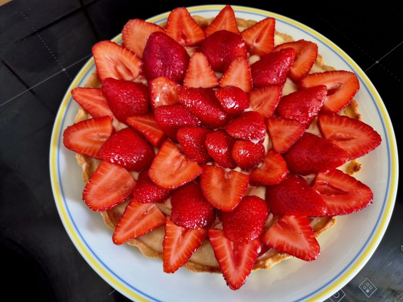 Cliquez pour zoomer ! Tarte aux fraises Thermomix par Co 🌸
