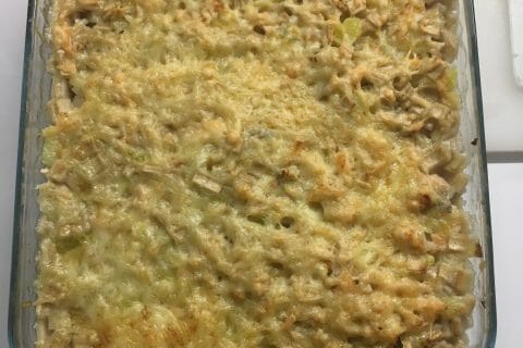Cliquez pour zoomer ! Gratin de crozets aux courgettes et saumon fumé Thermomix par Mounzi