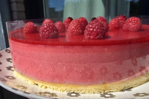 Cliquez pour zoomer ! Bavarois aux framboises Thermomix par sweetlex