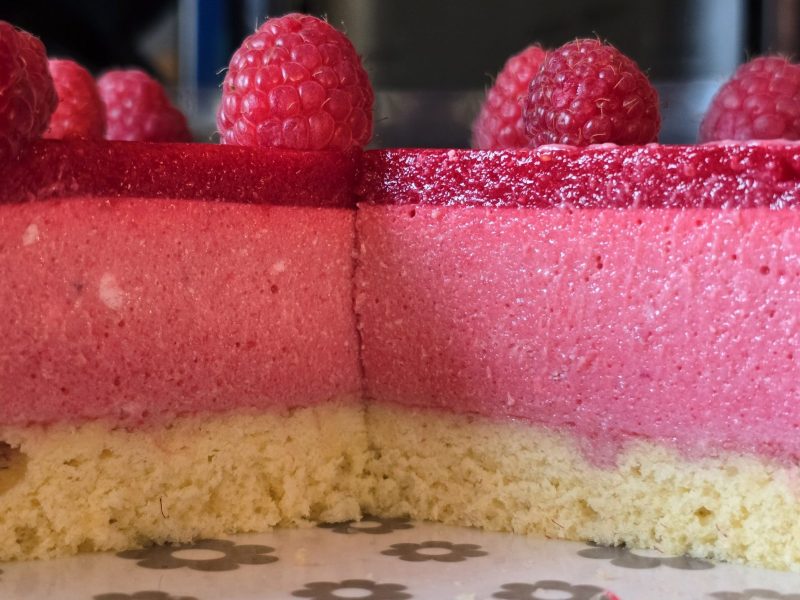 Cliquez pour zoomer ! Bavarois aux framboises Thermomix par sweetlex