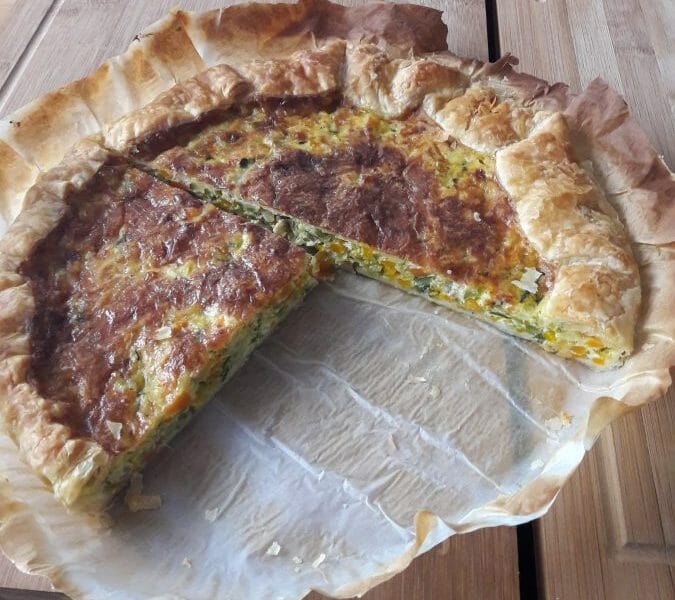 Cliquez pour zoomer ! Tarte courgettes et carottes Thermomix par SiffVinci