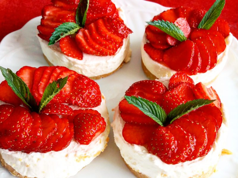 Cliquez pour zoomer ! Tarte aux fraises sans cuisson Thermomix par SiffVinci