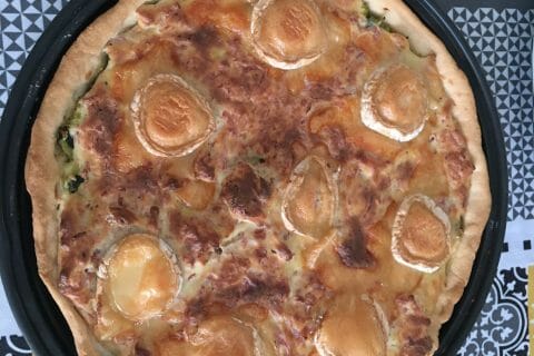 Cliquez pour zoomer ! Tarte courgette, jambon & chèvre au Thermomix