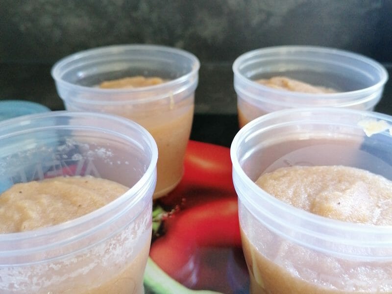 Cliquez pour zoomer ! Compote de pommes, bananes et miel Thermomix par Claire0312