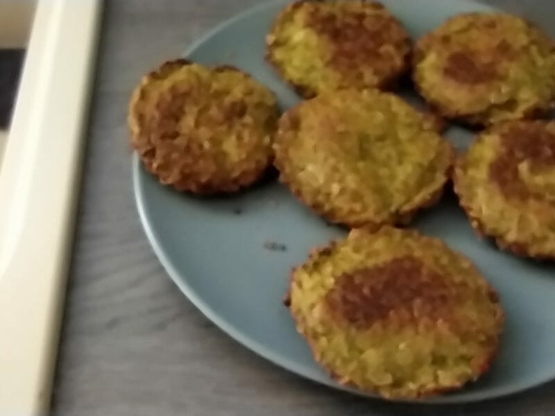 Cliquez pour zoomer ! Galettes de brocolis Thermomix par mamiecloclo11