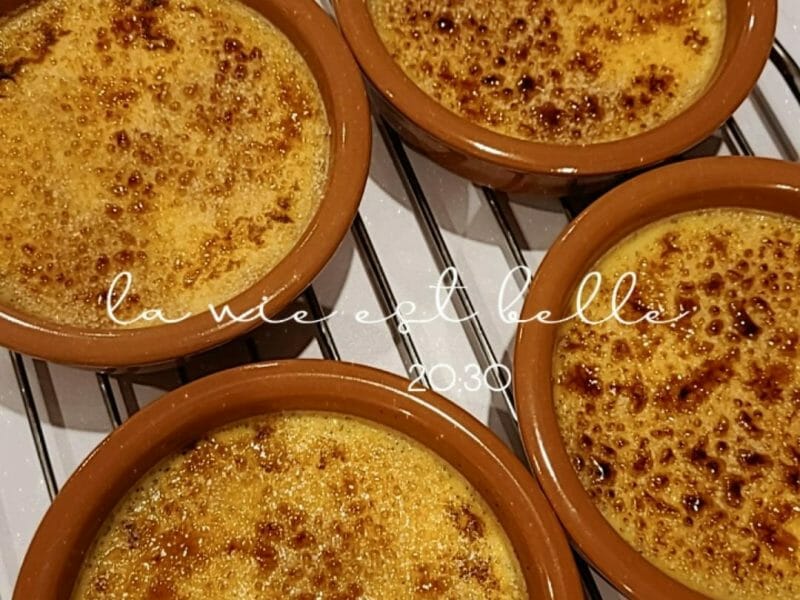 Cliquez pour zoomer ! Crème brûlée Thermomix par Cathythy