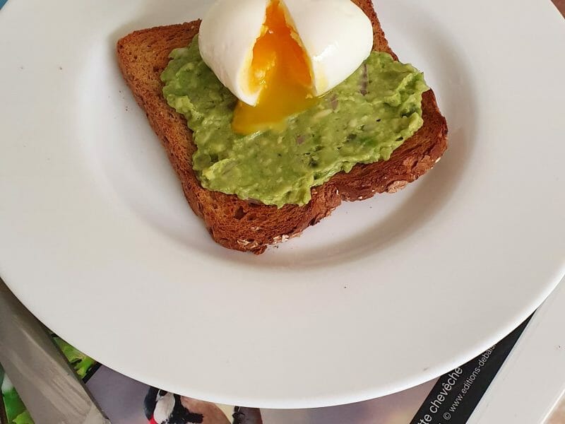 Cliquez pour zoomer ! Tartine avocat et oeuf mollet Thermomix par Sabine