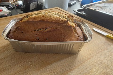 Cliquez pour zoomer ! Cake banane et pépites de chocolat Thermomix par Inda