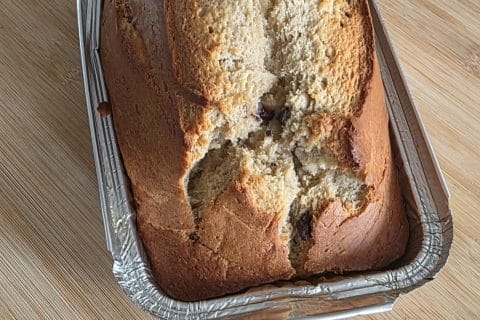 Cliquez pour zoomer ! Cake banane et pépites de chocolat Thermomix par Inda