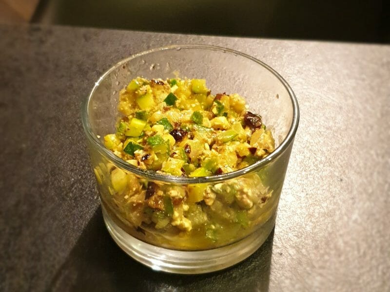 Cliquez pour zoomer ! Salade de courgettes à la feta Thermomix par Inda