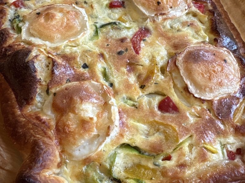 Cliquez pour zoomer ! Quiche poivrons et courgettes Thermomix par Veronique17