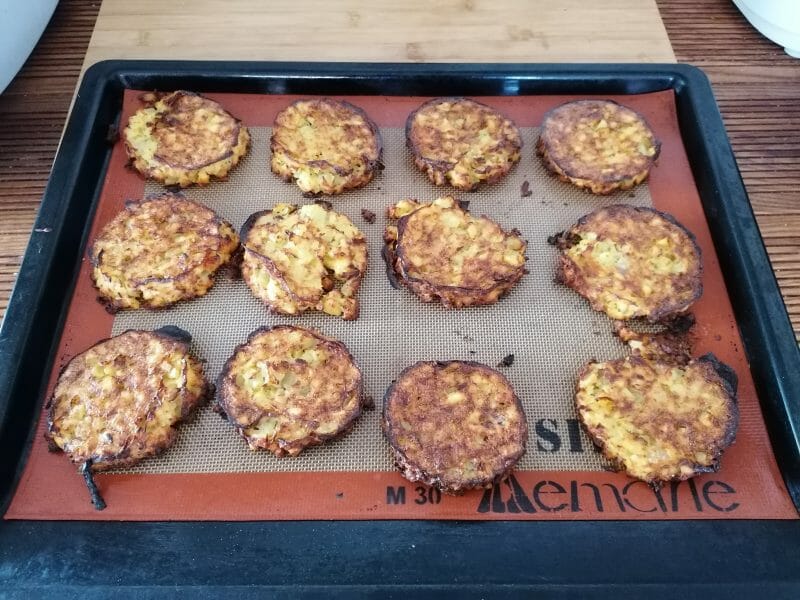 Cliquez pour zoomer ! Galettes de pommes de terre au four Thermomix par itchigoo