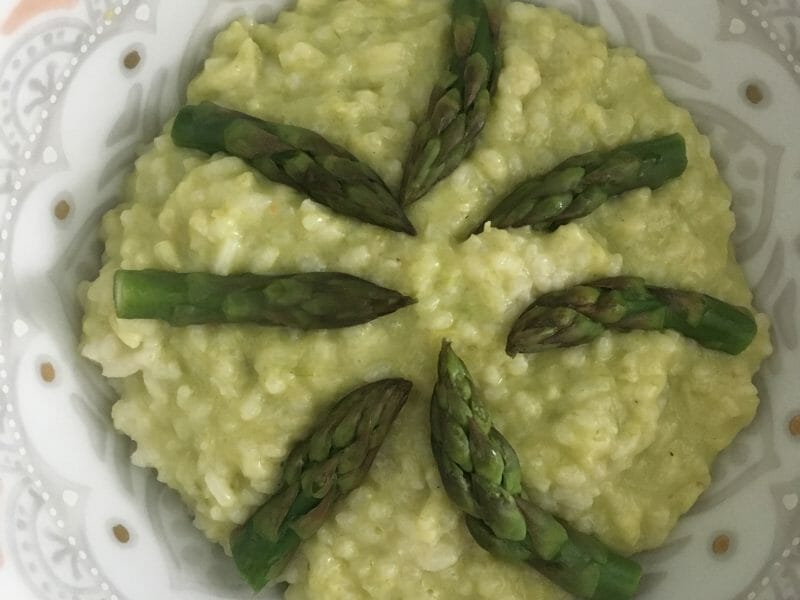Cliquez pour zoomer ! Risotto aux asperges vertes Thermomix par itchigoo