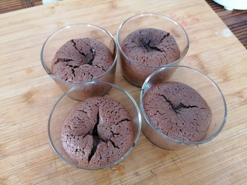 Cliquez pour zoomer ! Moelleux au chocolat cœur fondant Thermomix par itchigoo