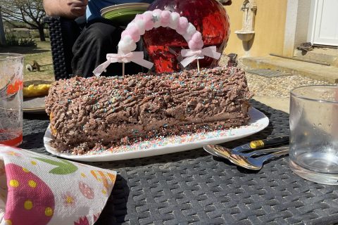 Cliquez pour zoomer ! Fraisier roulé Thermomix par Manon
