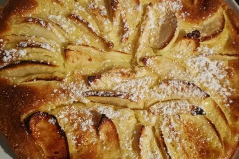 Cliquez pour zoomer ! Tarte normande aux pommes au Thermomix