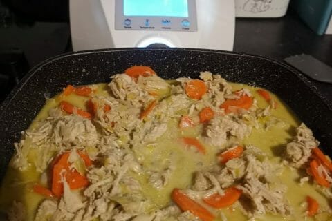 Cliquez pour zoomer ! Blanquette de dinde au bleu d’auvergne au Thermomix