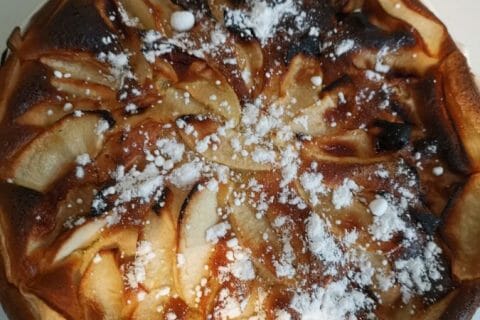 Cliquez pour zoomer ! Gâteau aux pommes et mascarpone au Thermomix